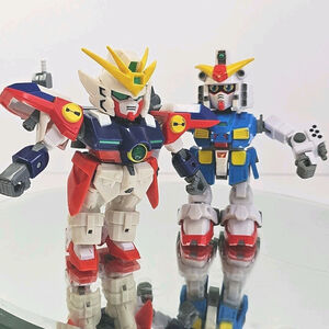 Bandai Gundam Action Figure 4 Inch Articulated 2003 Set Of 2 As Shown